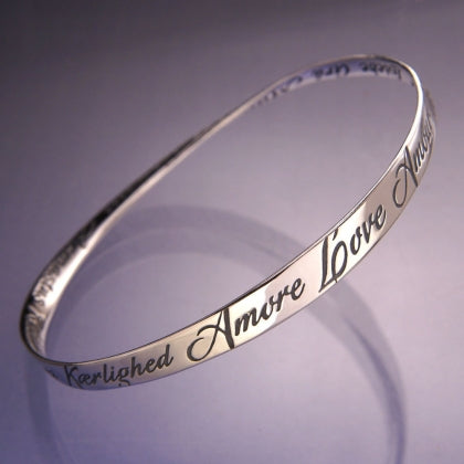 Love in 28 Languages Mobius Bracelet