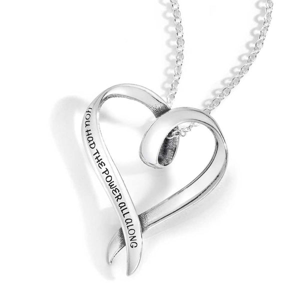 You Had the Power All Along (Glinda the Good Witch) - Heart Necklace