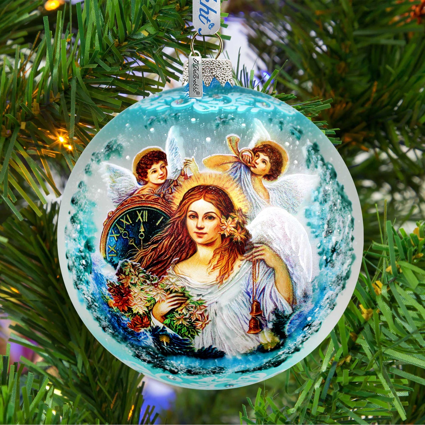 Christmas Angel Glass Ornament - Limited Edition