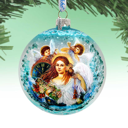 Christmas Angel Glass Ornament - Limited Edition