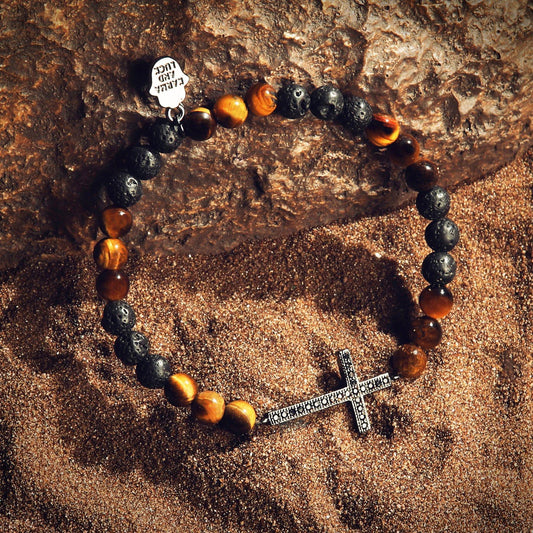 Trustworthy Source - Lava Cross Bracelet