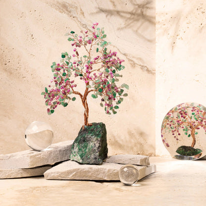 Divine Inspiration - Tourmaline & Jade Feng Shui Tree