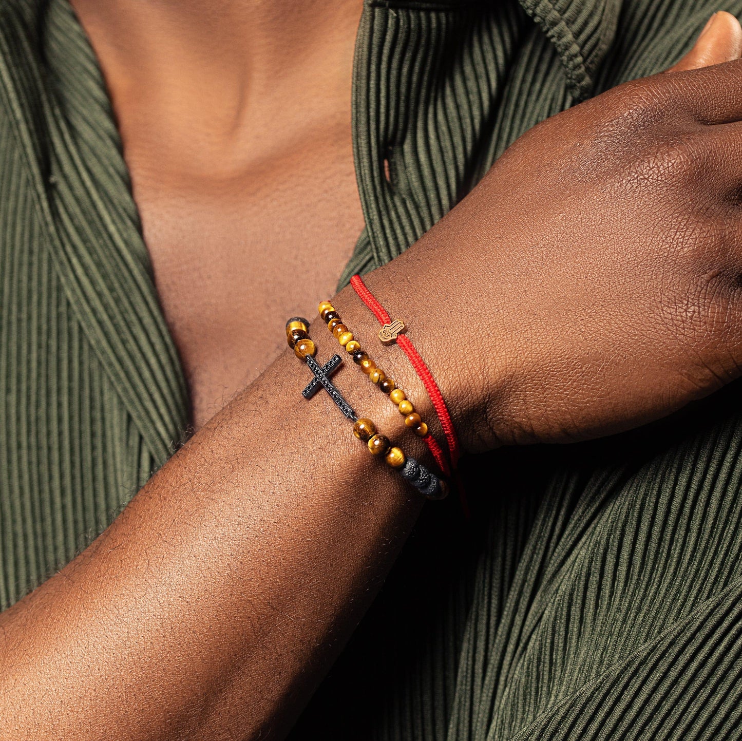Trustworthy Source - Lava Cross Bracelet