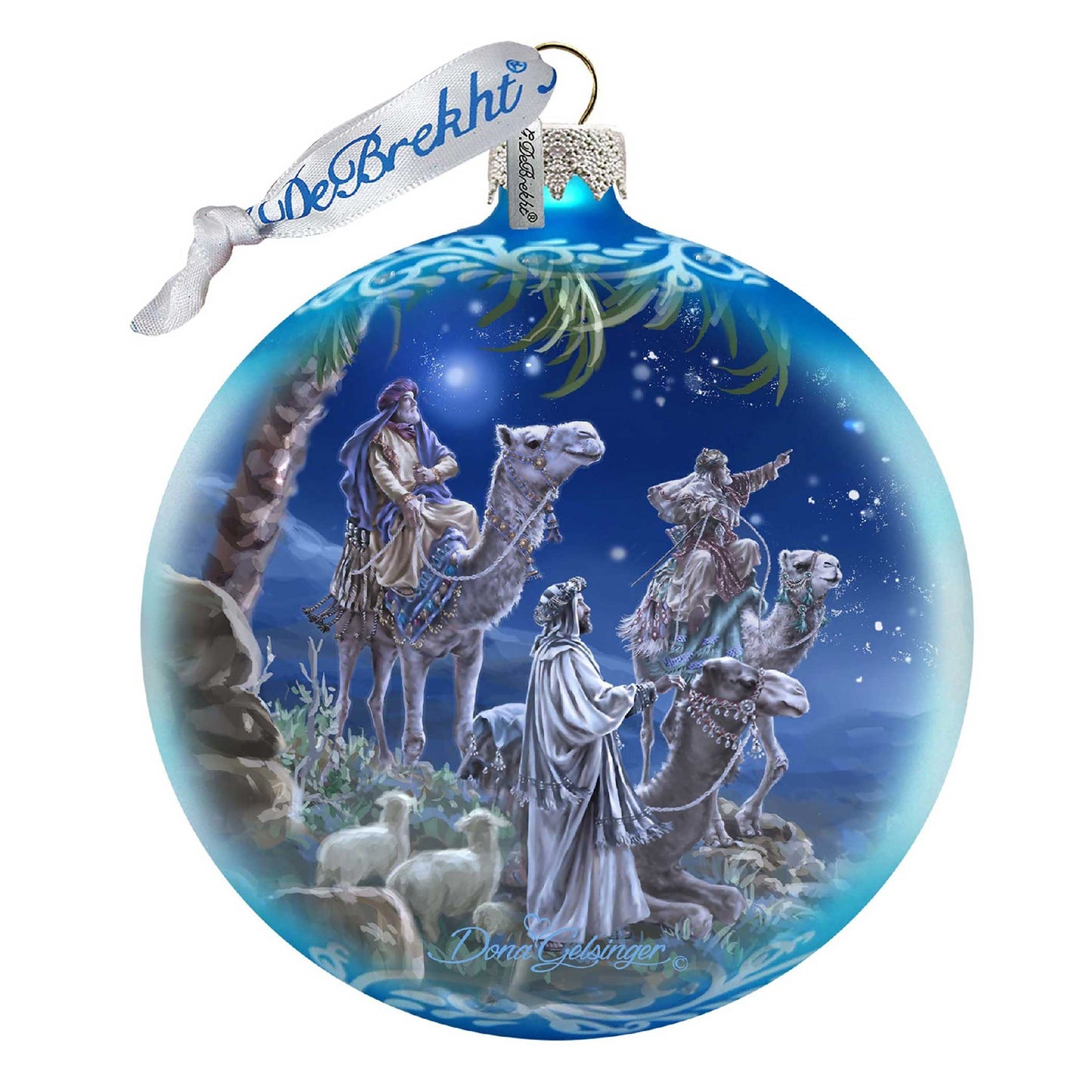 Let Us Adore Him - Glass Ornament - Limited Edition