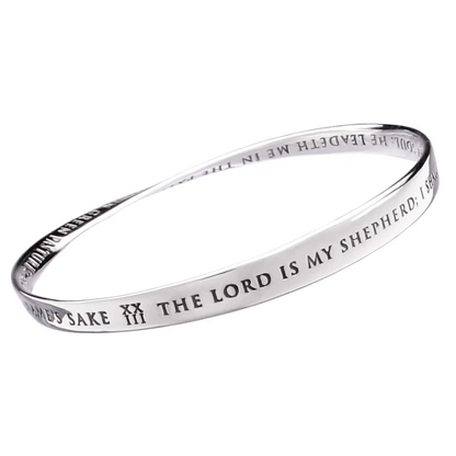 23rd Psalm "The Lord Is My Shepherd" - Mobius Bracelet