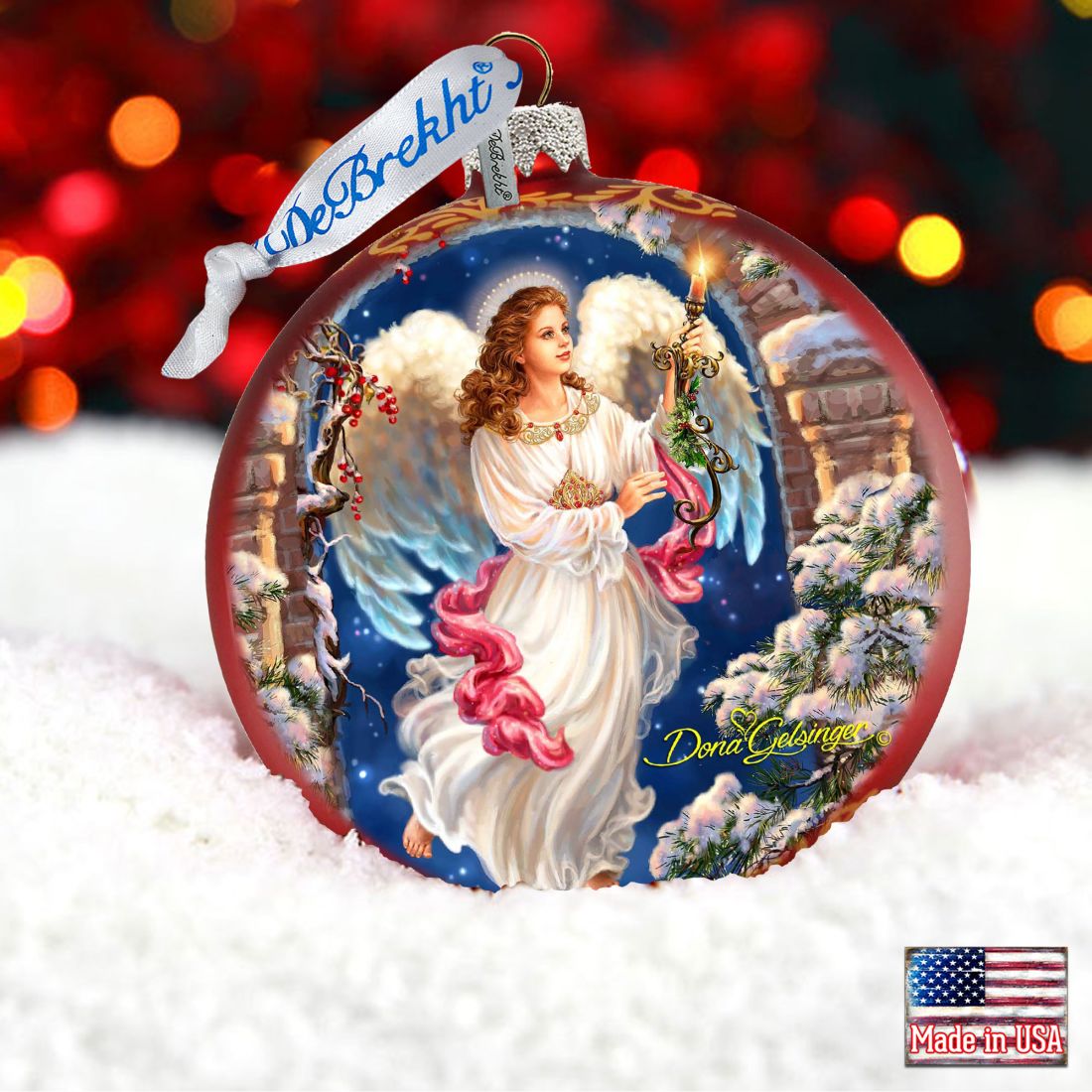 Angel in The Arch - Glass Ornament - Limited Edition