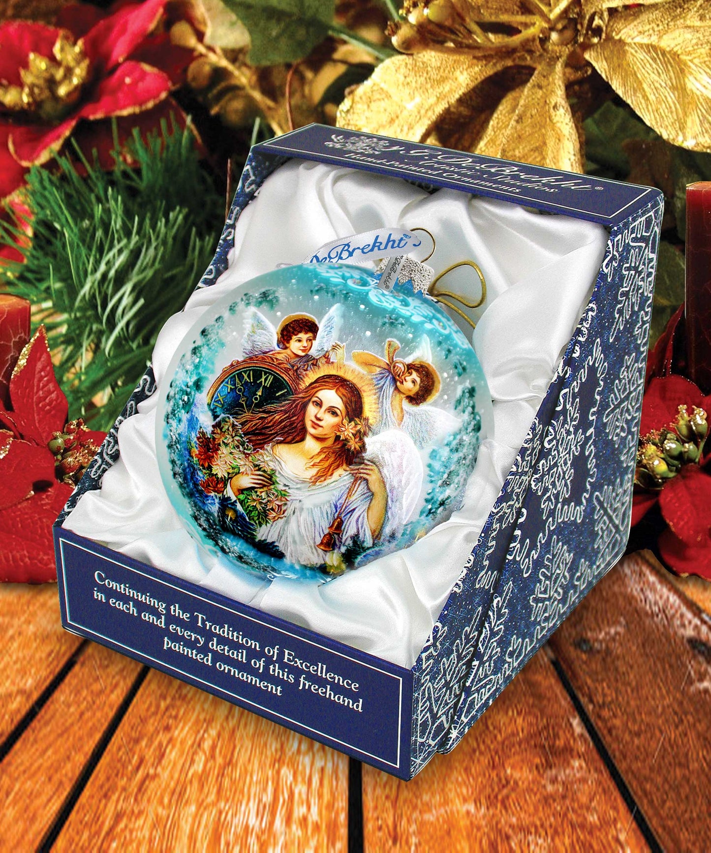 Christmas Angel Glass Ornament - Limited Edition