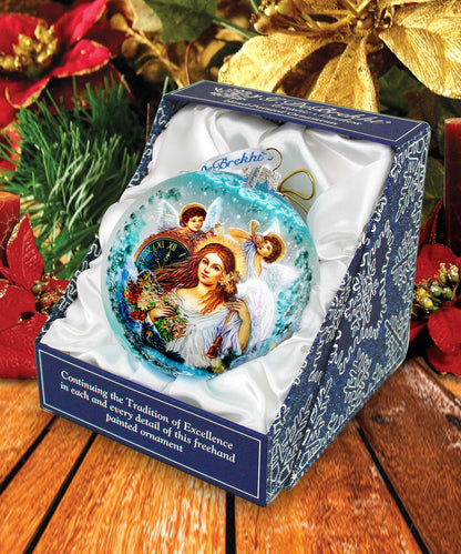 Christmas Angel Glass Ornament - Limited Edition