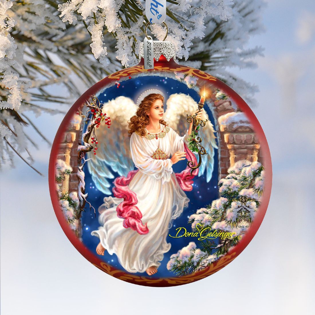 Angel in The Arch - Glass Ornament - Limited Edition