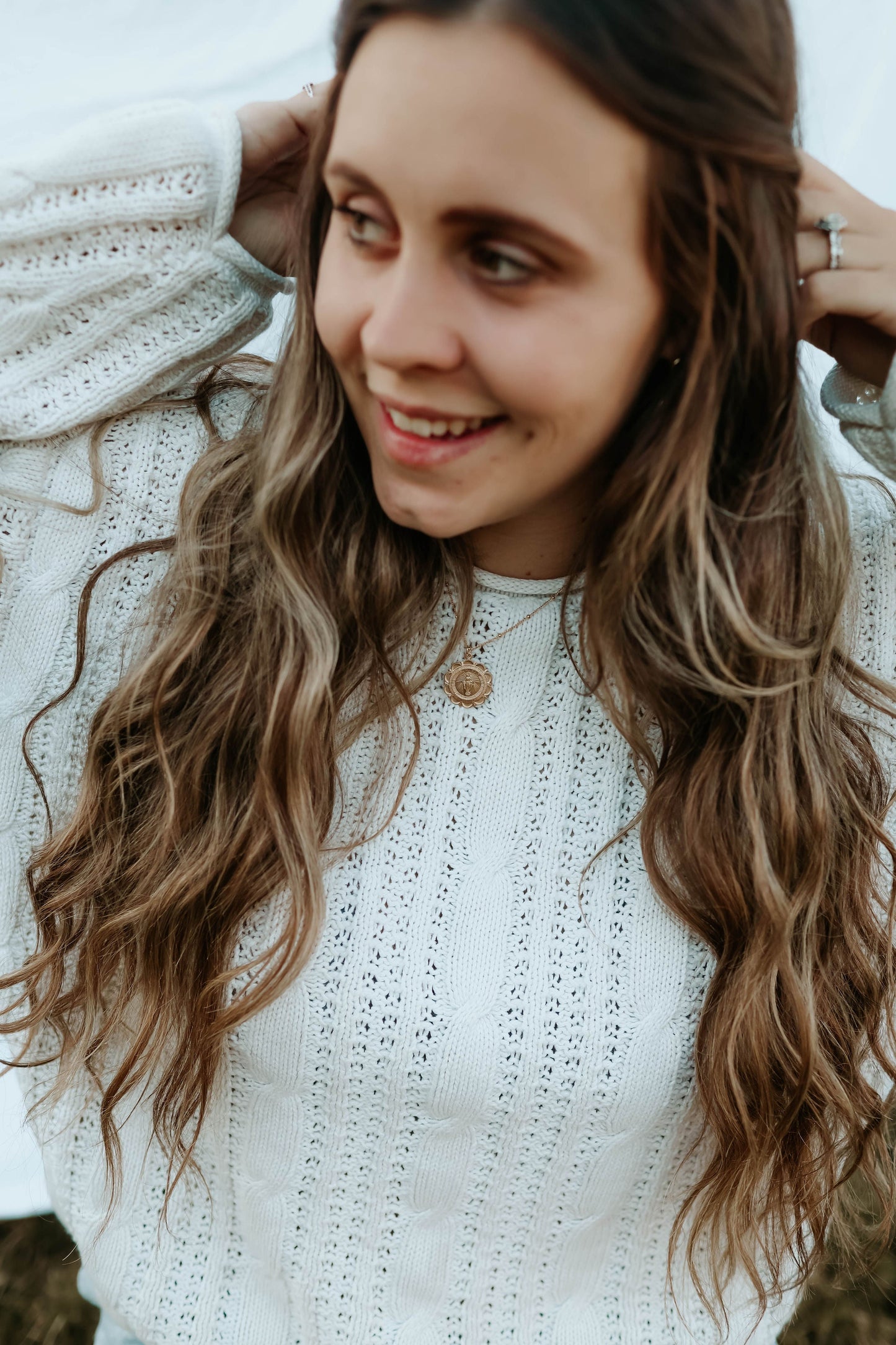 Miraculous Medal Necklace - 18k Gold Filled