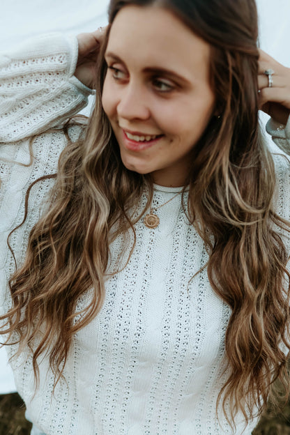 Miraculous Medal Necklace - 18k Gold Filled