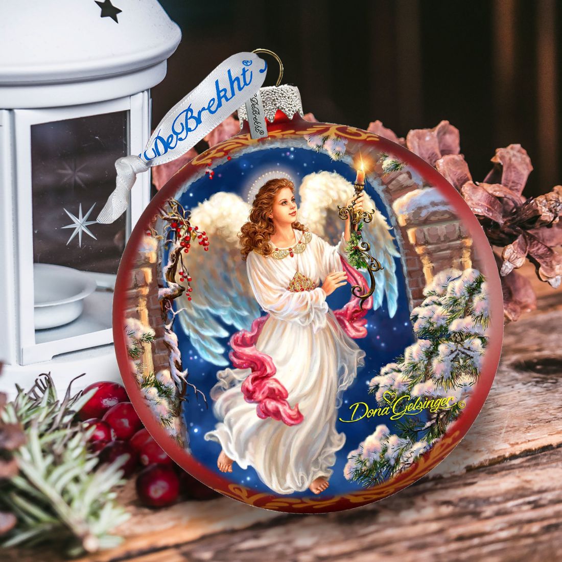 Angel in The Arch - Glass Ornament - Limited Edition