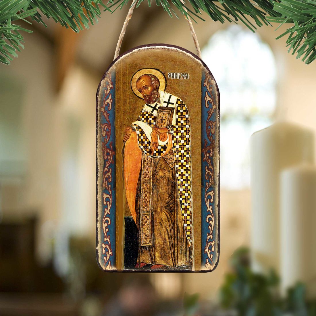Saint Nick Sacred Icon Ornament