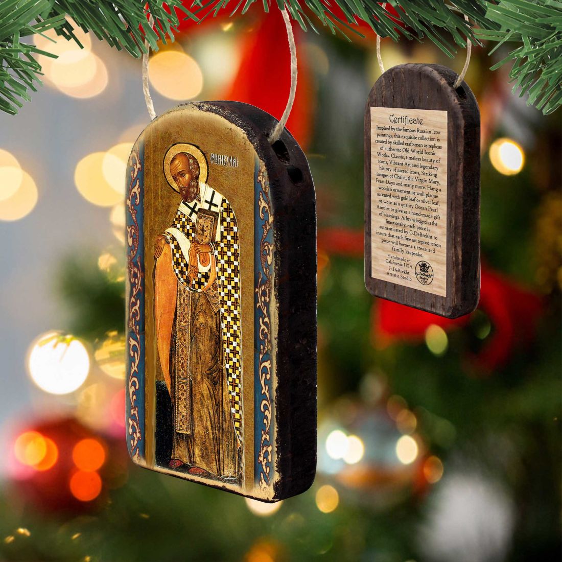 Saint Nick Sacred Icon Ornament