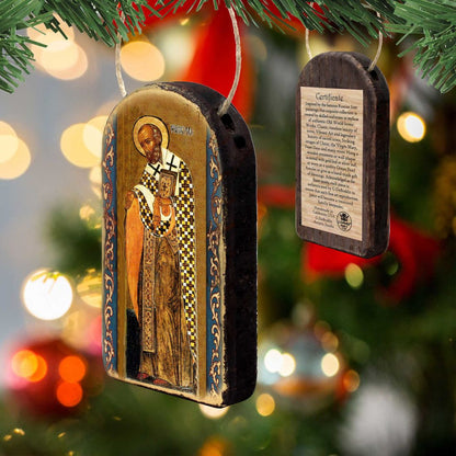 Saint Nick Sacred Icon Ornament