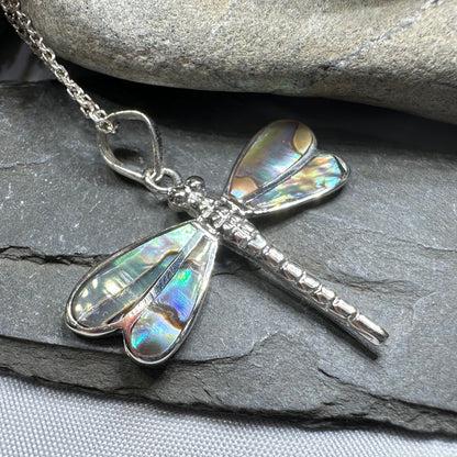 Shimmering Dragonfly Necklace