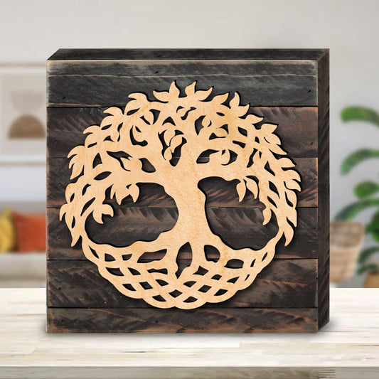 Tree of Life - Celtic Wooden Wall Art