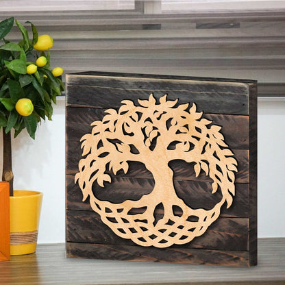 Tree of Life - Celtic Wooden Wall Art