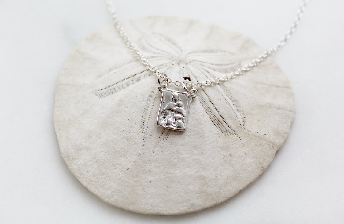 Scapular Necklace - Sterling Silver