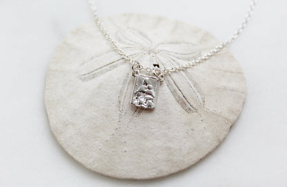 Scapular Necklace - Sterling Silver
