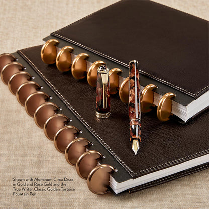 True Writer Classic Golden Dark Tortoise Fountain Pen