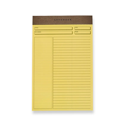 Freeleaf Yellow Annotation Ruled Pads (set of 5)