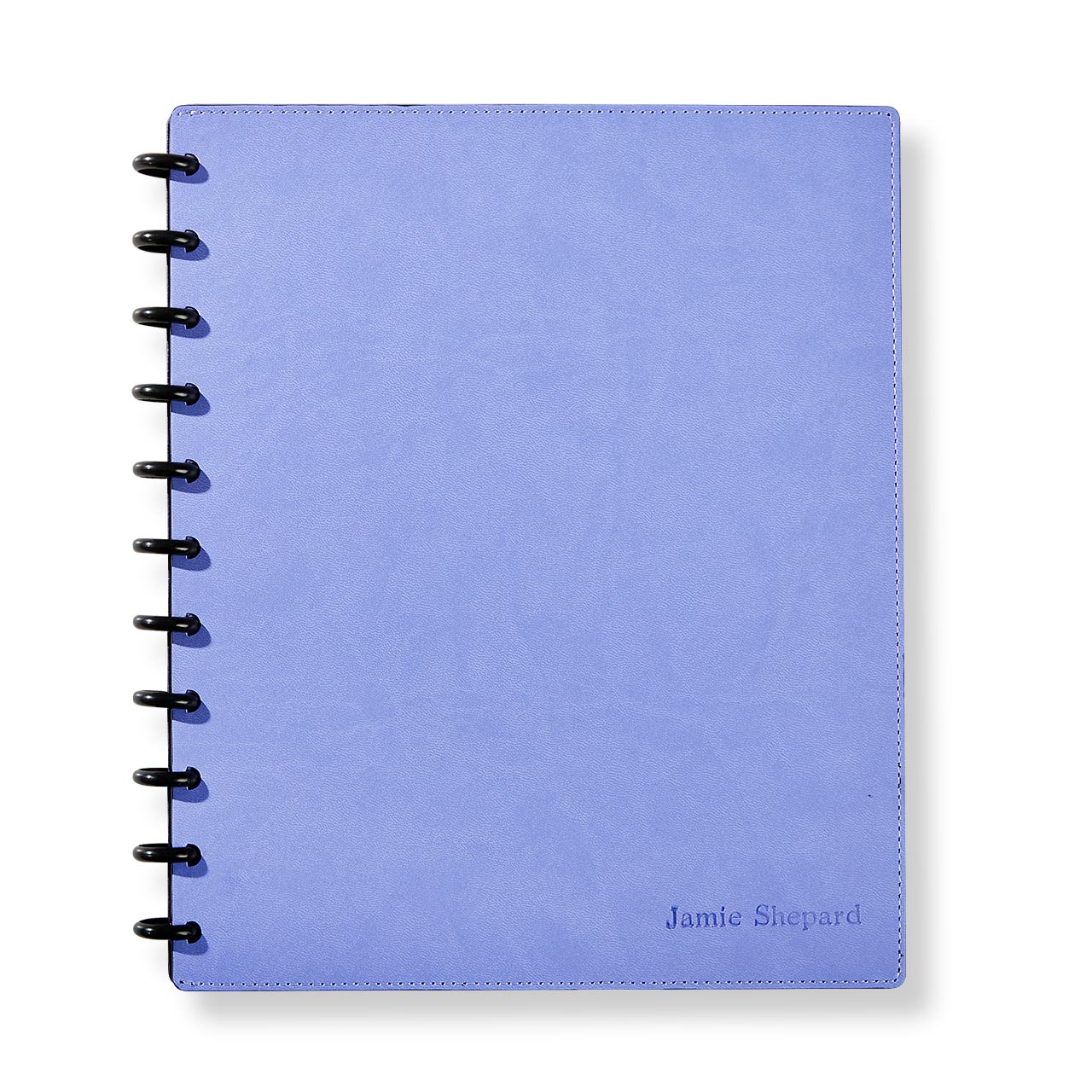 Circa Smooth Sliver Discbound Notebook with Pockets