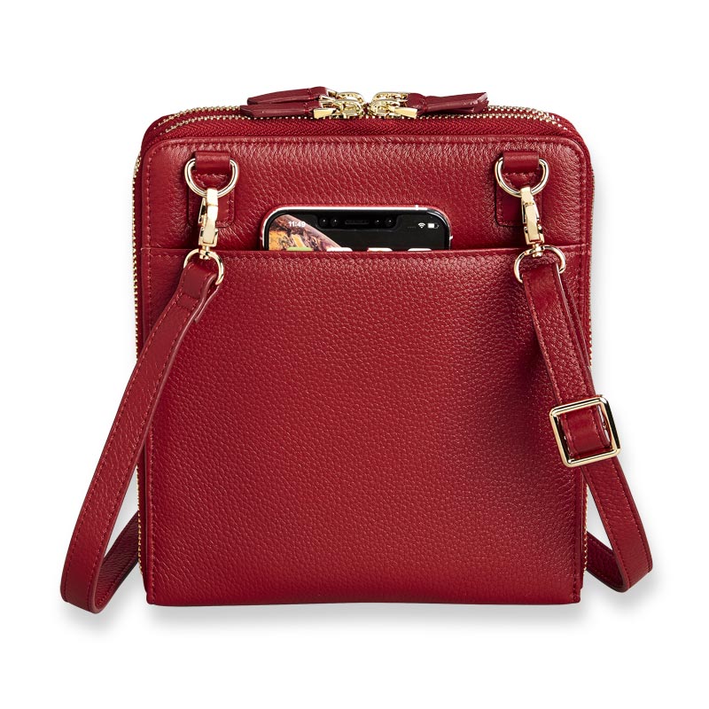 Carrie Plus - Leather Crossbody Bag