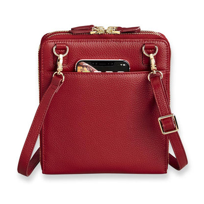 Carrie Plus - Leather Crossbody Bag