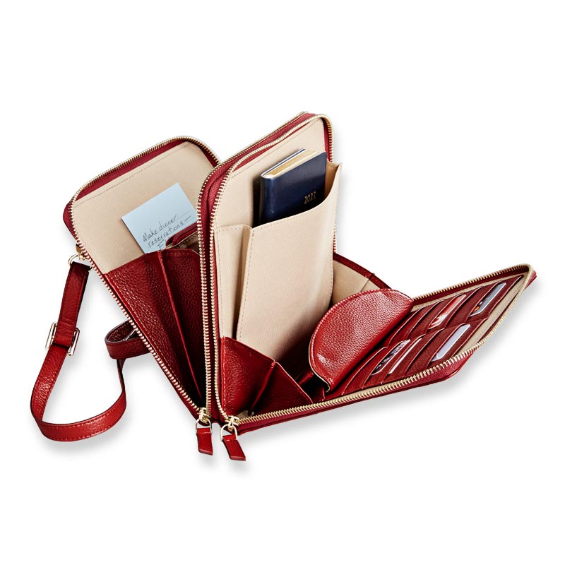 Carrie Plus - Leather Crossbody Bag