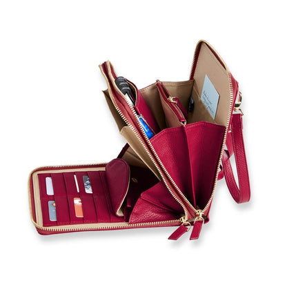 Carrie Plus - Leather Crossbody Bag