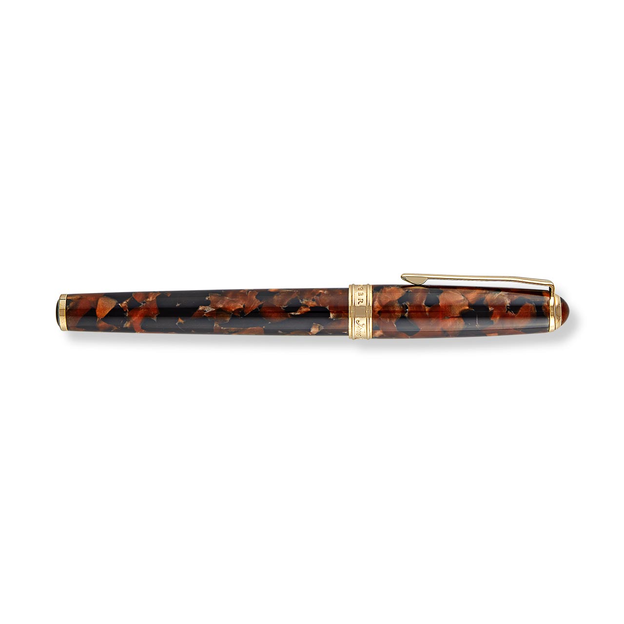 True Writer Classic Golden Dark Tortoise Fountain Pen