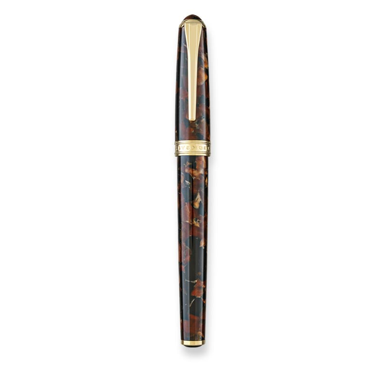 True Writer Classic Golden Dark Tortoise Fountain Pen