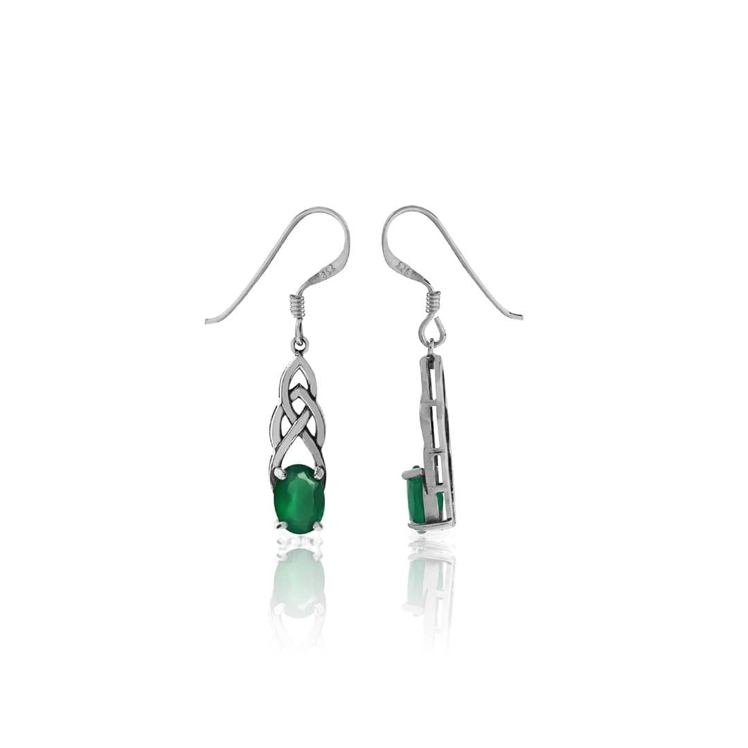 Celtic Magic™ 18K White Gold Earrings