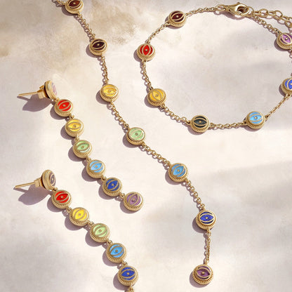 Ethereal Balance – Seven Chakra Harmony Necklace