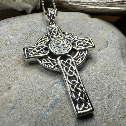 Aileran Celtic Cross Necklace