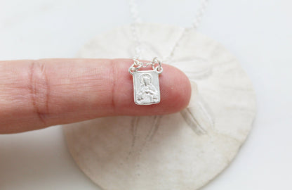Scapular Necklace - Sterling Silver