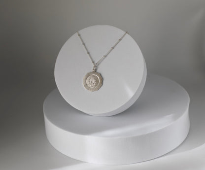 Miraculous Medal Necklace in Sterling Silver