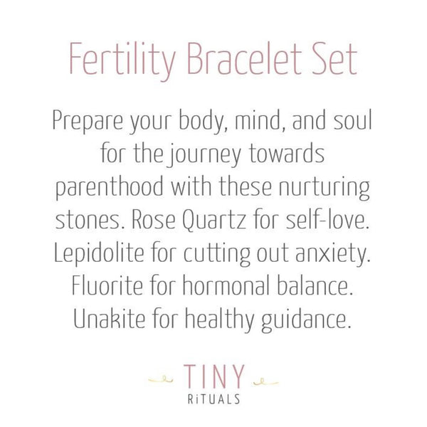 Fertility Pack Bracelet Set