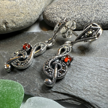 Rhapsody Music Note Earrings