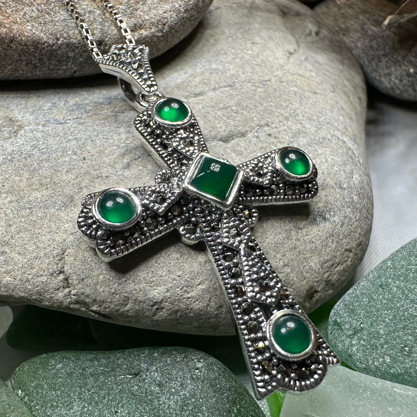 Durrow Celtic Cross Necklace
