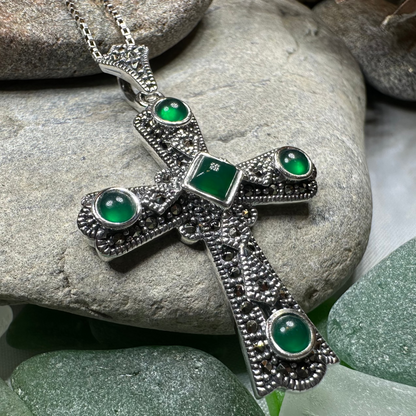 Durrow Celtic Cross Necklace