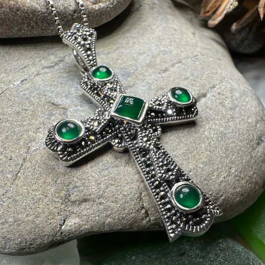 Durrow Celtic Cross Necklace