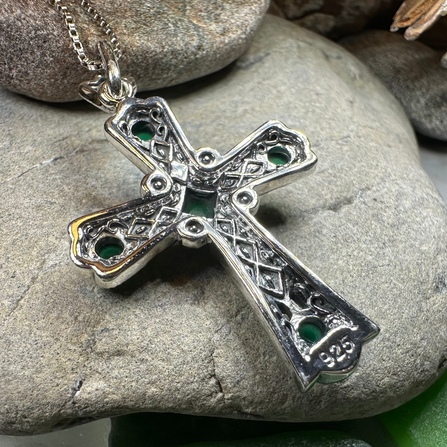 Durrow Celtic Cross Necklace