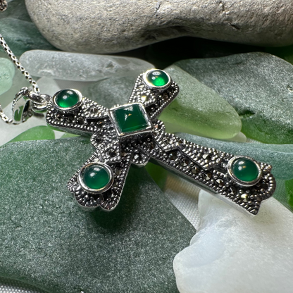 Durrow Celtic Cross Necklace