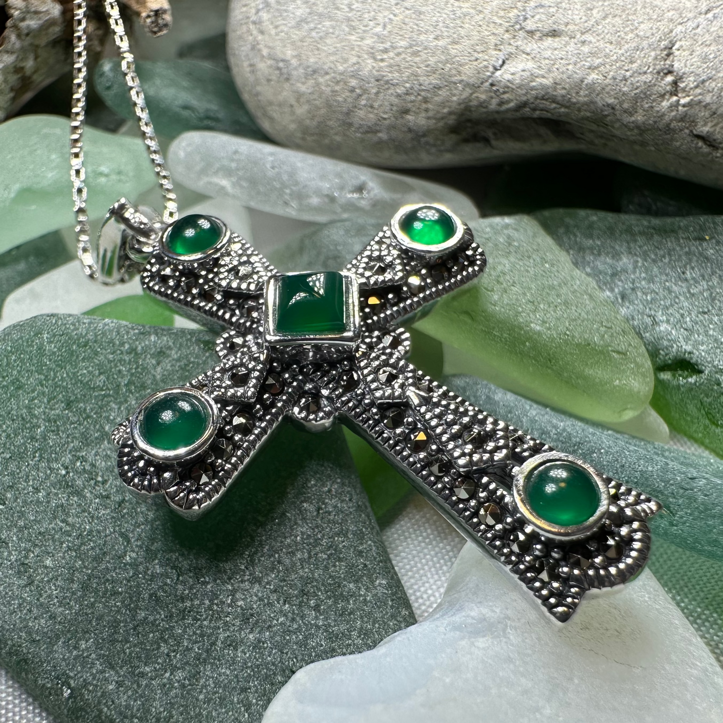 Durrow Celtic Cross Necklace