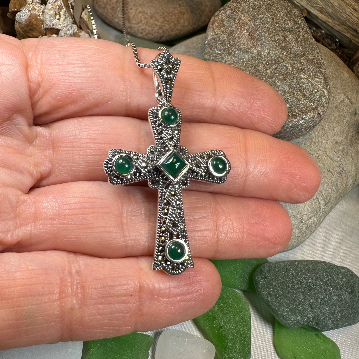 Durrow Celtic Cross Necklace