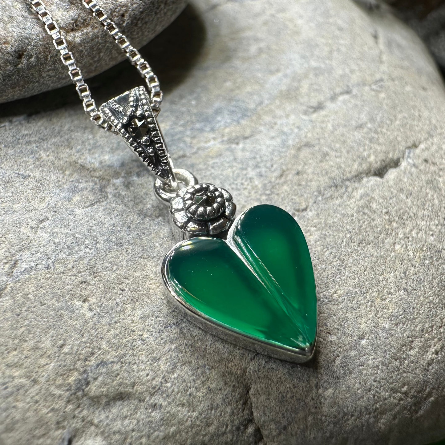 Aubrina Celtic Heart Necklace