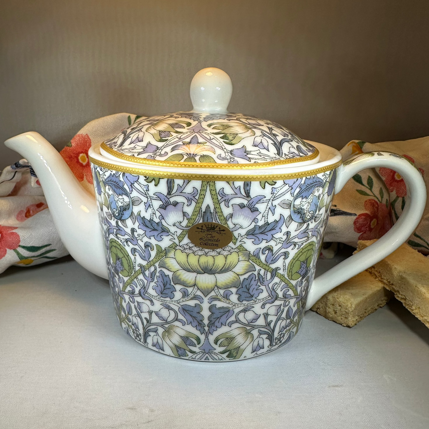 William Morris Lodden Fine China Teapot