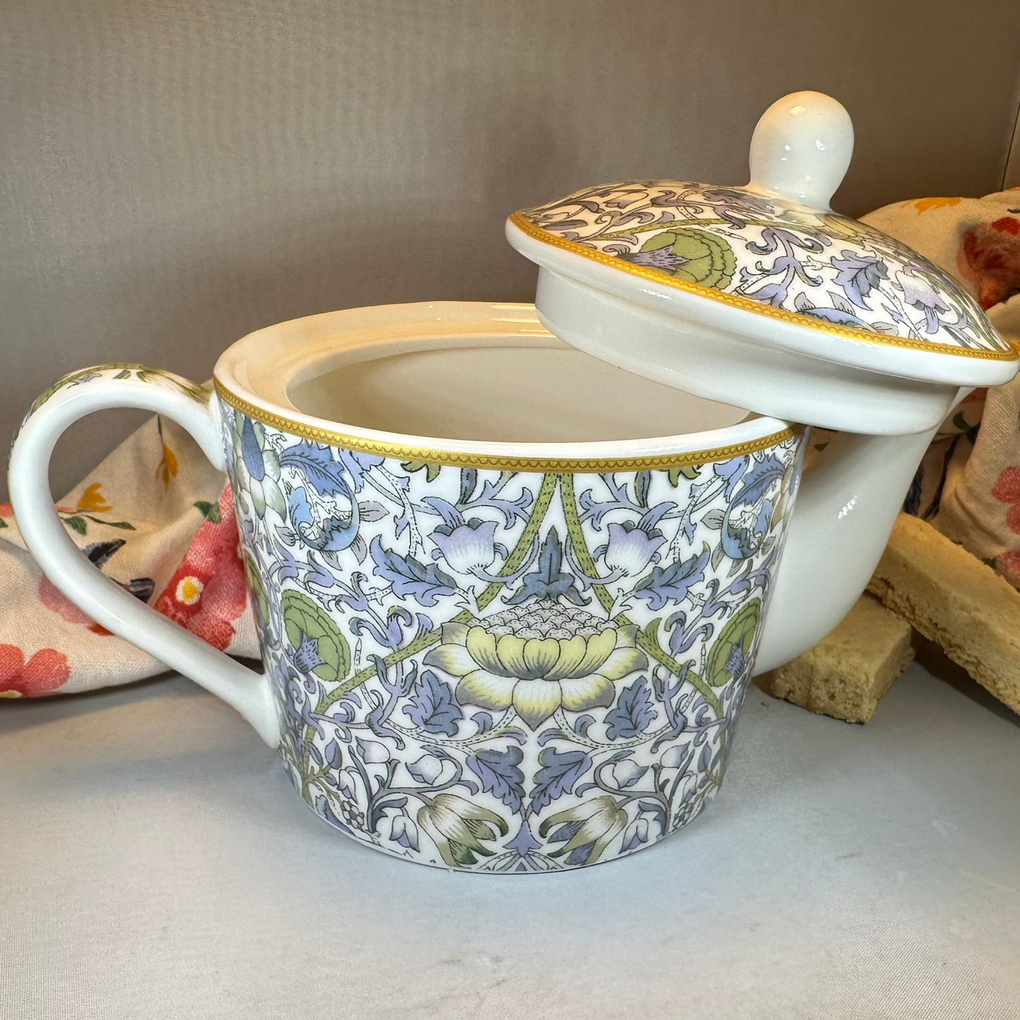 William Morris Lodden Fine China Teapot